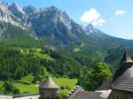 Austria - WERFEN. Hohenwerfen - zamek tylko dla orłów