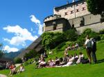 Austria - WERFEN. Hohenwerfen - zamek tylko dla orłów
